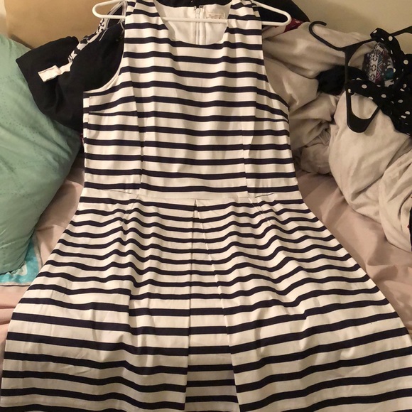 GAP Dresses & Skirts - Gap - Navy and white stripped Dress